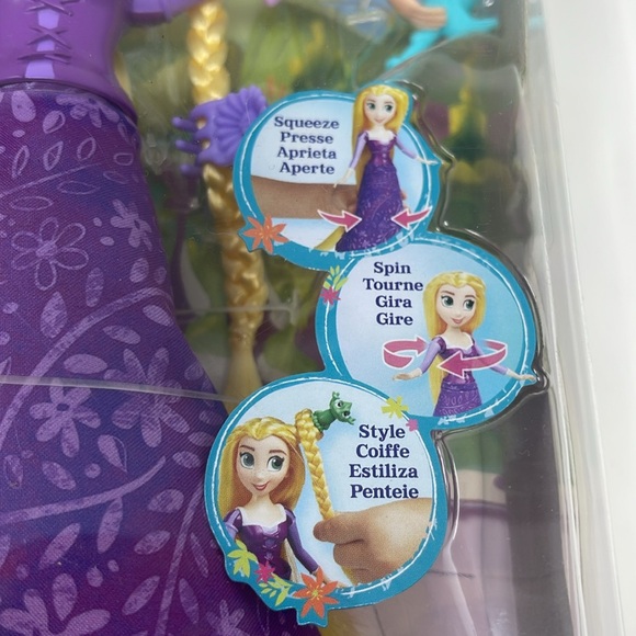 DISNEY: Tangled Spin and Style Rapunzel Doll, NEW - Picture 10 of 10